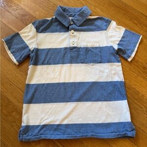 GAP Kids Polo with Blue and White Stripes